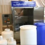 industrial bottle containers rinsing equipment