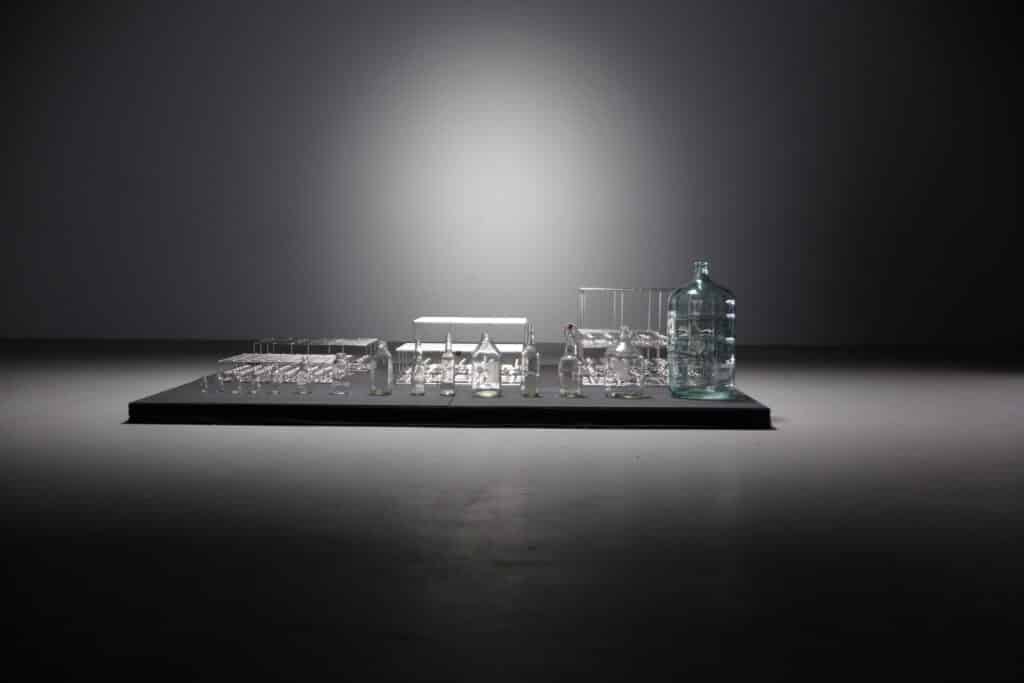 lot de bouteille en order croissant