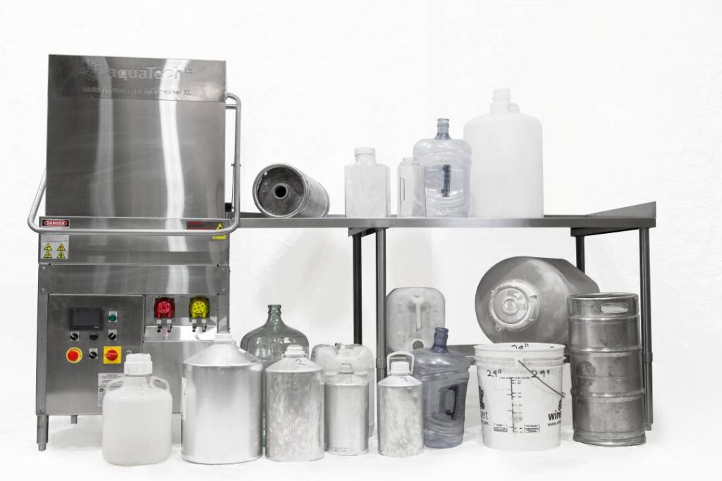 machine lave bidons chaudière contenants professionnel